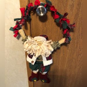 Rag Hanging Santa